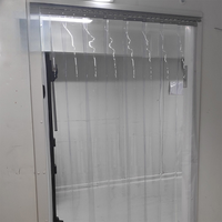 Rail de rideau en PVC industriel de fabricant de la Chine pour l'atelier de portes de garage