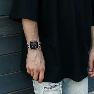 Correa de Fluororubber para Apple Watch Ultra 3, Compatible con <span class=keywords><strong>iWatch</strong></span> Series S11 10 9 <span class=keywords><strong>8</strong></span> <span class=keywords><strong>7</strong></span> 6SE 5 4 3 2 1, Venta al Por Mayor, Estilo Deportivo Similar al SEURE - Product Image 6