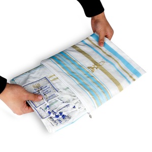 10 Couleurs Stocks Usine 100% Polyester Israélien Grand Talit Messianique Chrétien Prière Châ<span class=keywords><strong>le</strong></span> Talit DeJewish Talit Israël - Product Image 2