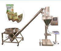 Machine de remplissage de farine et d'amidon de 25 kg et 50 kg, ensacheuse de céréales pour aliments pour animaux, ligne d'emballage de sel, de compost et de terre
