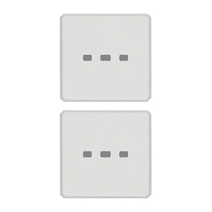 Neutral Flat Keys With White Illumination 3.5x1.5 And 6.5x1.5 For Wall <b>Switches</b> - Product Image 1
