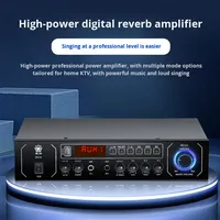 Set Audio Permintaan Lagu KTV Rumahan untuk Speaker Karaoke TV Pintar dengan Material Kayu, Speaker 10 inci untuk Koneksi 3.5mm