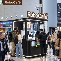 Distributeur automatique de café chaud et froid, entièrement automatique, à monnayeur, personnalisé pour les entreprises