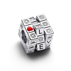Ciondolo a Farfalla in Vetro Pandoro in <span class=keywords><strong>Argento</strong></span> Sterling 925, Perla Charm all'Ingrosso <span class=keywords><strong>per</strong></span> <span class=keywords><strong>Bracciali</strong></span> e Collane Originali, Regalo Fai da Te - Product Image 4