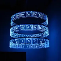 Enseigne suspendue en acrylique LED personnalisée, affichage directionnel éclairé, panneau décoratif lumineux pour centre commercial, supermarché, bar, musée