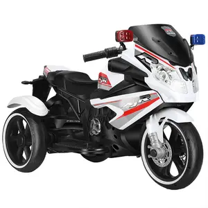 Горячая продажа Электрический мотоцикл для детей с детьми игрушечный автомобиль 3 колеса аккумуляторная батарея работает в байкерском стиле