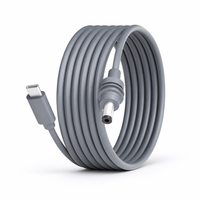 Adaptador de Conector de Alimentación USB Tipo C Hembra a 5521 DC Macho de 20V 100W para Starlink Mini, Convertidor de USB C a DC para Starlink Mini