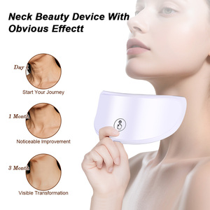 Appareil de beauté pour le cou et le visage à LED 7 couleurs, raffermissant et liftant la peau, anti-rides, soin de la peau, rajeunissement - Product Image 2