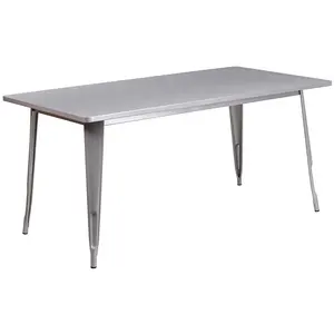 32*48 tavolo Torix da pranzo rettangolare in metallo per uso interno ed esterno