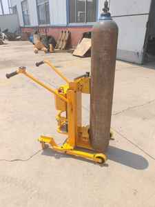 200 किलोग्राम चुंबकीय ऑक्सीजन सिलेंडर ट्रांसपोर्टर 24 वी वी इलेक्ट्रिक गैस सिलेंडर की बोतल परिवहन हाथ ट्रक ट्रॉली - Product Image 3