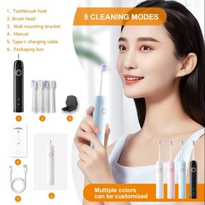 Logo personnalisé pour la <span class=keywords><strong>brosse</strong></span> à dents électrique sonique avec le fabricant portatif de <span class=keywords><strong>brosse</strong></span> à dents électrique avec la <span class=keywords><strong>brosse</strong></span> <span class=keywords><strong>interdentaire</strong></span> - Product Image 3