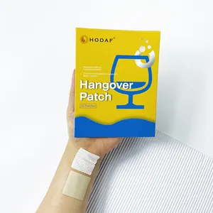 Nouveau produit innovant Patch transdermique Natural Hangover Defence, Patch de fête pour le soulagement de la gueule de bois 6 patchs par sac