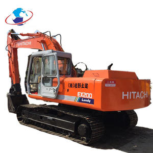 Excavatrice Hitachi ZX200 originale d'occasion pelleteuse seconde main Hitachi 20 tonnes pelles mécaniques de construction à chenilles - Product Image 1
