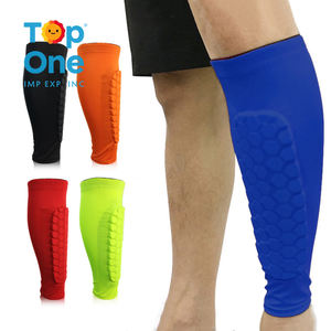 TopOne Protège-tibias de basket-ball pour hommes et femmes Protège-mollets en polyester EVA durable en nid d'abeille - Product Image 1
