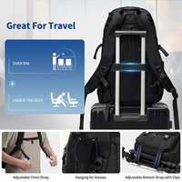 Sac à dos pour ordinateur portable de 18 pouces, grande capacité, élégant, avec compartiment à chaussures, multifonctionnel, pour les voyages d'affaires, avec logo personnalisé