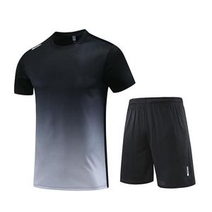 Men's Active Wear Fitness Gym Apparel Quick Dry T-Shirts and Shorts 2pcs Outdoor Sport Gym Fitness Sets
