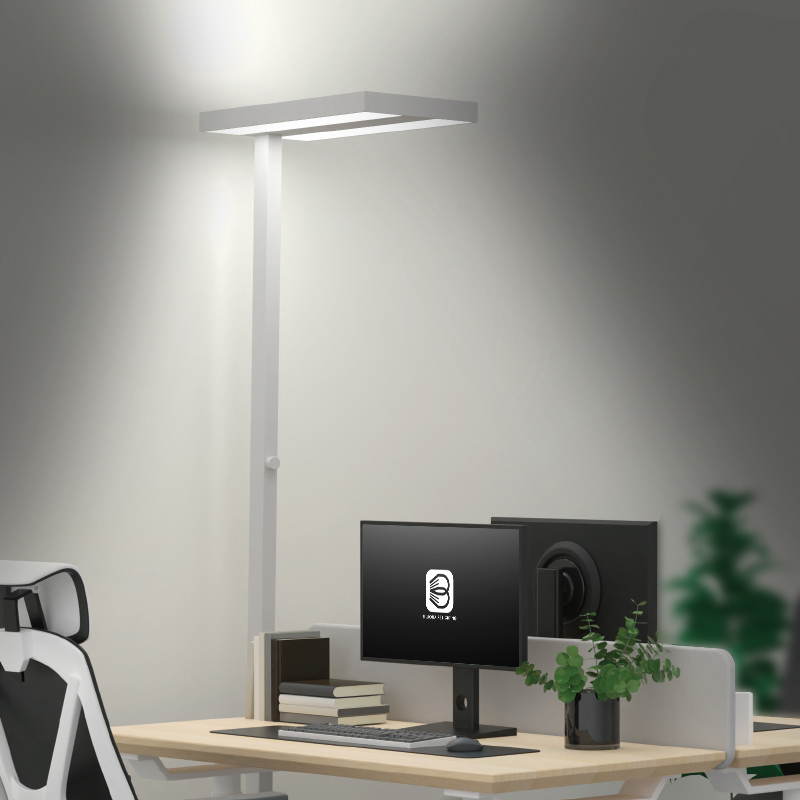 60W Luxury LED Free Standing Floor Lamp Modern Design with up Down Lighting Aluminum Body for Office Reading Study Living Room