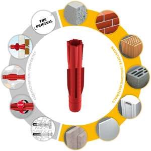 Tox ปลั๊กเสียบผนังอเนกประสงค์ Tri 6X36มม. ในกล่องกลม - Product Image 3
