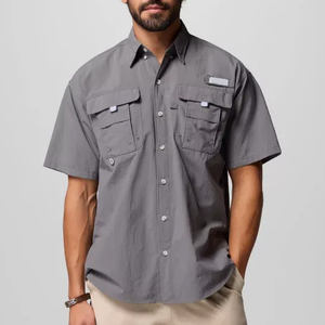 Camisa de pesca perforada con botones, diseño de vaquera, personaliza tu propio logo de pez, UPF50 Guatemala, con logo, camisa de pesca con botones. - Product Image 1