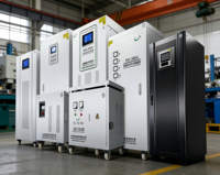 Stabilisateur de tension SVC monophasé 15 kVA, sortie simultanée 110 V/220 V, 60 Hz, entrée large 160-260 V pour l'Amérique
