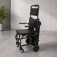 Chaise d'escalier électrique portable pliable pour évacuation d'urgence des patients, civière pour hôpital, ambulance et secours