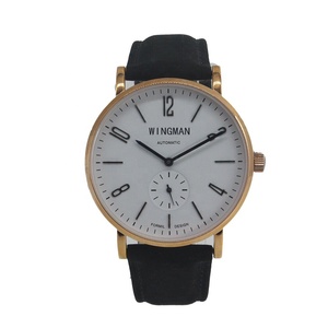 <b>Watches</b> Men Simple Large Dial Classic Automatic Wrist <b>Watch</b> OEM by Sea-Gull ST1701 Movement Arabic <b>White</b> Dial <b>Watch</b> - Product Image 4