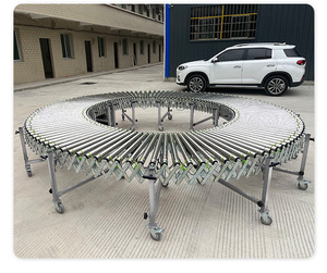 梁佐モバイル傾斜ローラーコンベア（小包仕分け用） - Product Image 5