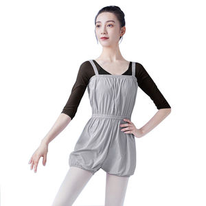 XIANGYU, <span class=keywords><strong>ropa</strong></span> de entrenamiento de baile de <span class=keywords><strong>Ballet</strong></span> de una pieza, pantalones de <span class=keywords><strong>calentamiento</strong></span> para sudoración, camisola para adultos, Mono para mujer - Product Image 5