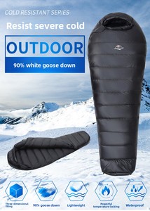 Sac de couchage momie ultraléger 4 saisons imperméable chaud-20 ℃ 400T Nylon Survival - Product Image 6