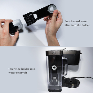 Filtres à eau au charbon de remplacement, lot de 2, et support noir pour filtre à eau, cartouche et ensemble compatibles avec <span class=keywords><strong>Keurig</strong></span> 1.0 - Product Image 3