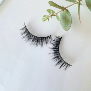 Pestañas Postizas de Estilo Natural de 13 mm, Hechas a Mano, con Logotipo Personalizado, Pestañas Cortas de Visón Sintético Natural - Product Image 6