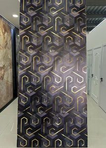 Pvc đá cẩm thạch Bảng điều chỉnh 2025 thiết kế mới mạ vàng đá cẩm thạch UV lớp phủ Tấm UV - Product Image 6