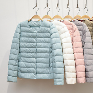 Mode <span class=keywords><strong>Ultra</strong></span> léger duvet de canard femmes manteau léger chaud femme coupe-vent femmes doudounes - Product Image 1