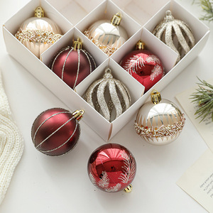Luxury Glitter Xmas Balls Gift <b>Box</b> <b>Christmas</b> Tree Decor Glitter Shatterproof Plastic Baubles Hanging <b>Christmas</b> Ball Ornaments - Product Image 4
