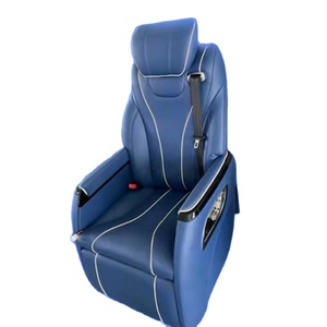 Siège de voiture de luxe, siège de voiture électrique réglable en cuir MPV avec repose-pieds - Product Image 1