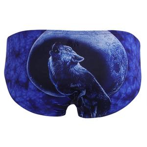 Ropa Interior Masculina, Calzoncillos Bikini con Estampado de Lobo/Leopardo y Bolsa para Aumentar el Volumen - Product Image 3