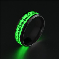 Leuchtender Edelstahl-Ring-Uhr Personalisierter Kreativer Schmuck mit 18K Goldplattierung - Herr der Ringe Thema Unisex Großhandel