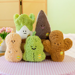 Sáng tạo mới Grabber búp bê trẻ em Đồ chơi sang trọng rửa mô phỏng trái cây và rau Anime gấu giảm căng thẳng bán buôn - Product Image 4