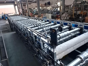 Petit pain de tuile de vague de double couche de rendement élevé de BN formant la machine avec l'empilement automatique <span class=keywords><strong>pour</strong></span> la production de feuille de toiture - Product Image 2