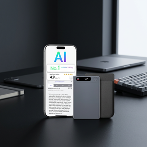 Grabadora de Voz WIFI ChatGPT OEM con Control por Aplicación, Transcripción y Resumen, Compatible con 107 Idiomas, Diseño Delgado de Aleación de Zinc, M1 Magsafe, 64GB de Grabación - Product Image 2