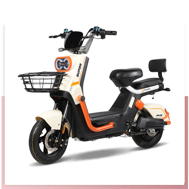 Wholesale 2024 New 800W Fashion Electric City Bike with Basket Smart Digital 350W Motor 2024 New Electric City Ebike