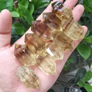 סיטונאי טבעי גביש קוורץ שונים חומר כפול הסתיים קריסטל נקודות עבור ריפוי - Product Image 5