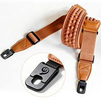 Sangle de guitare professionnelle à verrouillage automatique, sangle d'épaule large rembourrée avec coussin d'air 3D pour guitare électrique, acoustique et basse