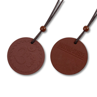 Pendentif Bio-Énergétique Quantique à Ions Négatifs Nano Scalaire, Protection EMF, Collier Minéral pour la Santé CAMAZ CM 8009 Noir/Rouge Foncé