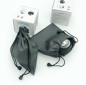 ブラックマッスルマッサージボールステンレス鋼クライオボール手持ちコールドセラピーブラックマッスルマッサージ - Product Image 1