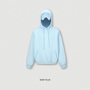 <span class=keywords><strong>Oscar</strong></span> Winter ODM Sudadera con capucha extragrande personalizada sin estampado, estilo urbano vintage, color liso, corta, esencial para viajes, máscara para ojos - Product Image 6