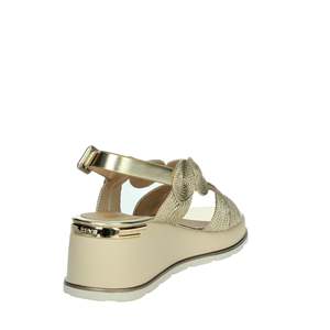 Sandalias de Plataforma Metálicas Plateadas para Mujer, Modelo K 11002, de Keys, para Verano - Product Image 3