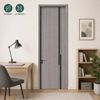 Panneau décoratif en mélamine, porte intérieure en bois avec finition sans peinture pour maison, appartement et hôtel, fourni par l'usine