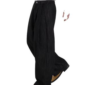 Vendita all'ingrosso su misura di alta qualità cotone non lavabile originale moda cruda Jeans da uomo - Product Image 2