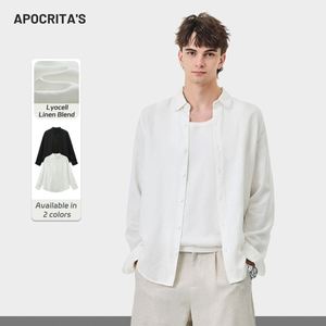 <span class=keywords><strong>Chemise</strong></span> de bureau décontractée pour <span class=keywords><strong>homme</strong></span> de haute qualité, manches longues, mélange de <span class=keywords><strong>lyocell</strong></span> et de lin, col classique, fabricant de chemises habillées - Product Image 3